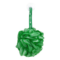 Bodylife Body Buffer, Puff, Exfoliating Bath & Shower Body Pouf, Scrunchie, Body Scrubber Green & White 55g