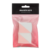 Manicare Cosmetic Wedges, Pack Of 4 Triangle Sponges, Latex Free, Blending Sponges For Liquid, Cream And Powder Makeup, Foundation, Smooth Flawless Application, Beauty Accessory Tool, Makeup Artist