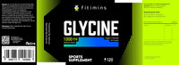 Glycine 1000mg Well-Being Supplements | Build More Muscle, Improve Exercise Performance, Support Brain Health | 2-Month Supply | 120 Vegan Capsules | Fitimins