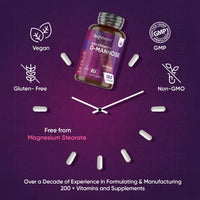 WeightWorld High Strength Pure D Mannose Capsules 2000mg - 180 Naturally Sourced D Mannose Capsules (Not D Mannose Tablets or D Mannose Powder) - Additives-Free & Vegan - 2 Months Supply - 666mg per Capsule