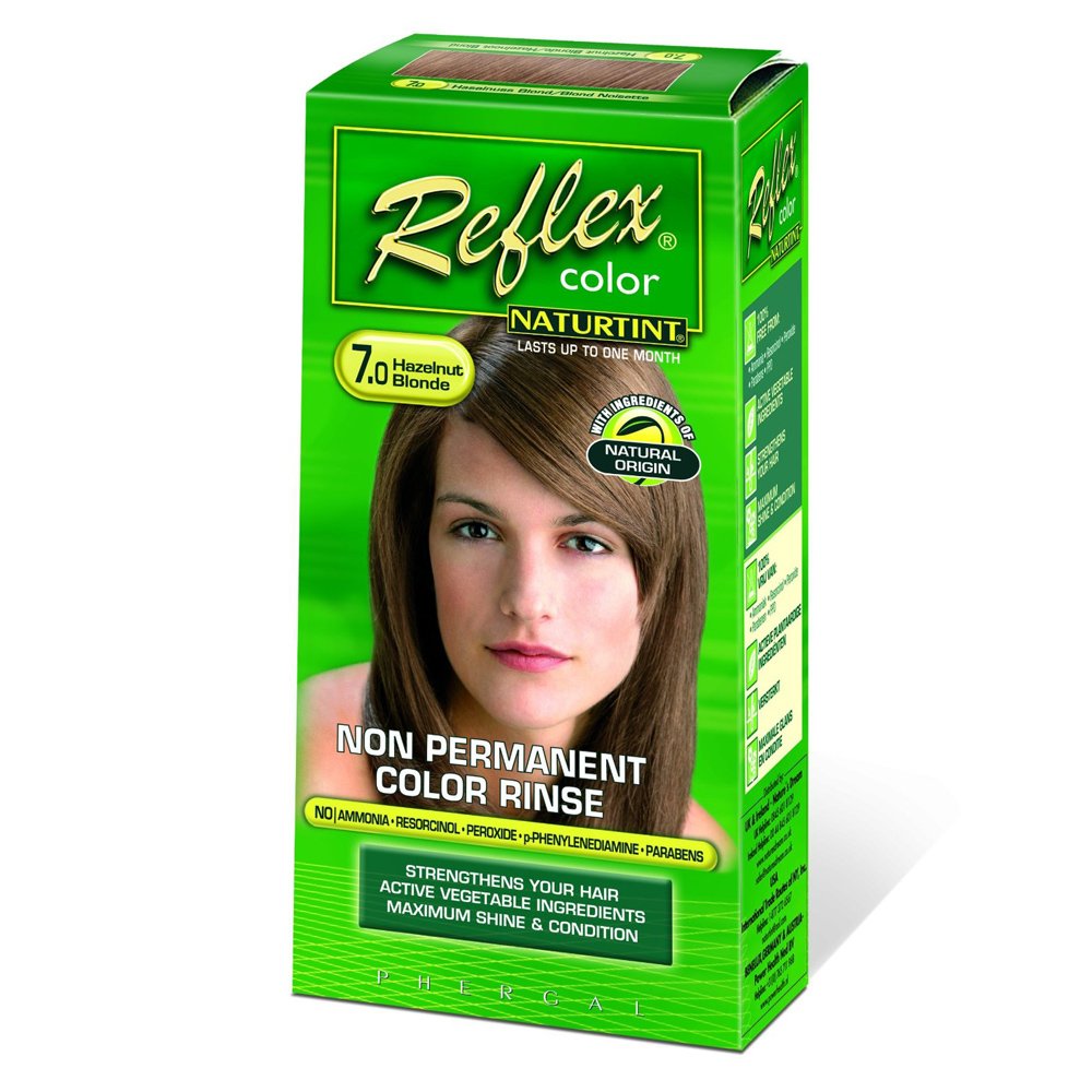 NATURTINT (2 Pack) - Naturtint - Reflex Non Permanent Colour Rinse - 7.0 Hazelnut Blonde | 90ml | 2 PACK BUNDLE