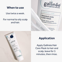 gallinée Gallinée - Hair Care Mask - Soothing & Nourishing Hair Mask with Fermented Rice Water & Prebiotics - Reduces Sebum & Nourishes Hair - for Normal to Oily Scalp & Hair - Dermatologically Tested - 150 ml