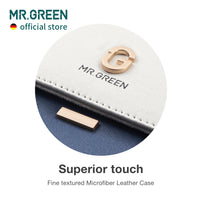 MR.GREEN Manicure Sets 8 in 1 Pedicure Kits Stainless Steel Nail Clipper Set Personal Care Tools with Microfiber Leather Case (Mr-6659)