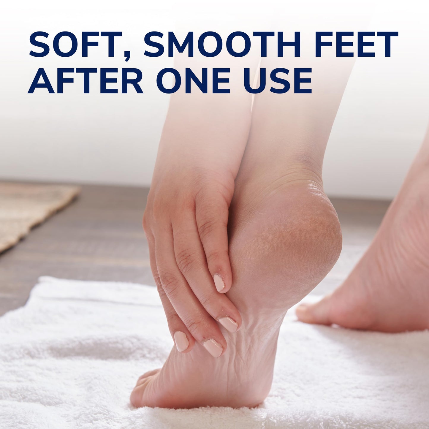Dr. Scholl's Scholl Hard Skin Dual Action Foot File - Hard Skin Removal and Rough Skin Smoothing for Soft Feet, Double-Sided with Coarse and Fine Sides, Extendable Soft Grip Handle, Washable & Reusable, 1 Unit