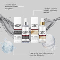 MEITREND Peel Shot Glow Rice Ampoule Duo, White & Black Rice Face Exfoliator Pore Minimizer, Gentle Soft Facial Scrub Exfoliator, Blackhead Remover, Acne Treatment, and Smooth Skin(30ml & 30ml)
