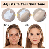 WANFAER 2PC Colour Changing and Moisturizing Foundation, Flawless Colour Changing Warm Skin Tone Foundation, Waterproof Liquid Foundation,Naturally, Long Lasting for Face Makeup