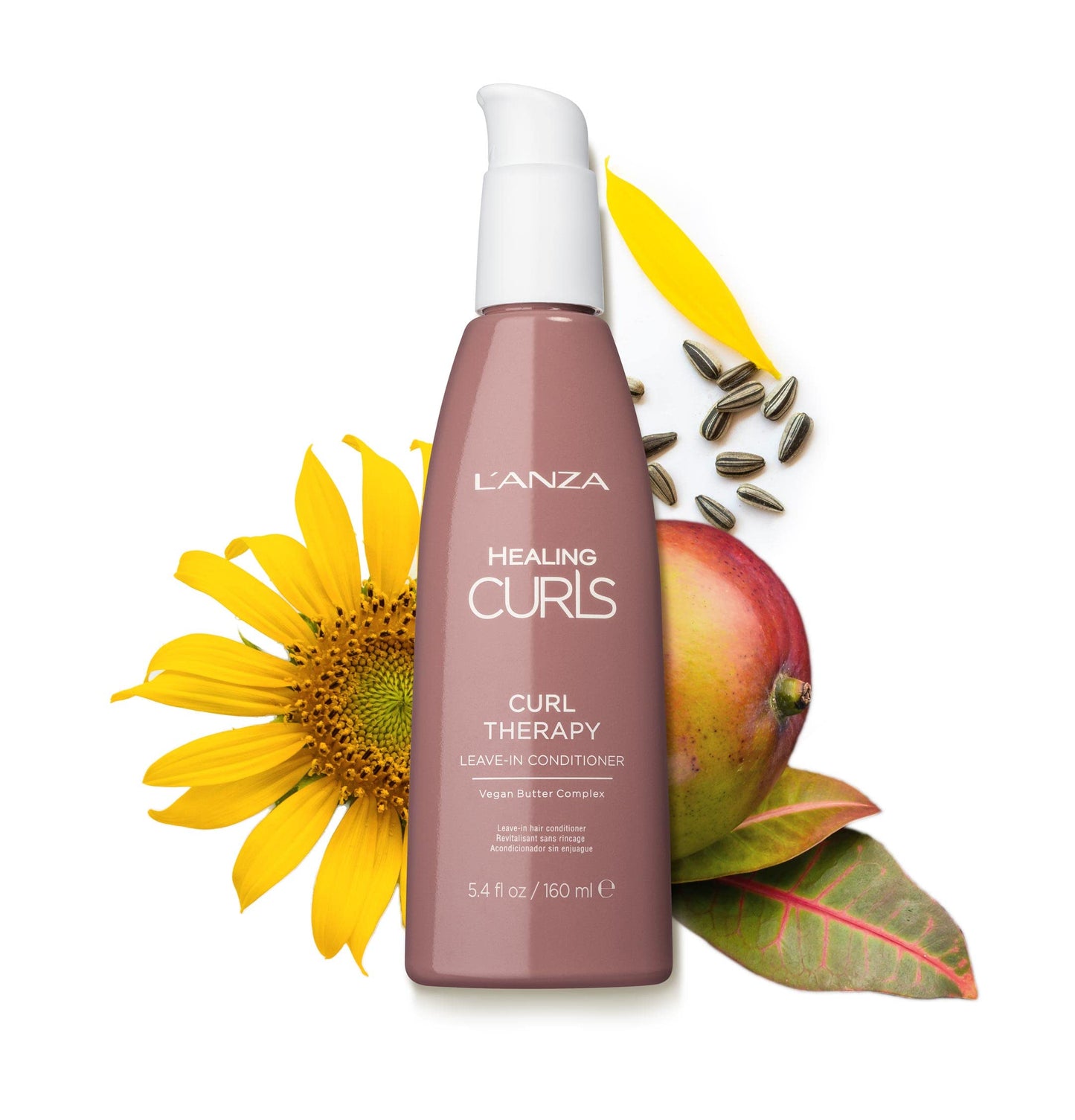 L’ANZA L'ANZA Healing Curls Curl Therapy Leave In Conditioner - Leave in Conditioner for Curly Hair for Hydrating and Detangling to Prevent Breakage with Sulphate Free, Paraben Free Formula (160ml)