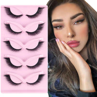 Parriparri Eyelashes Fox Eye 5 Paris Cat Eye Lashes Natural Look Faux Mink