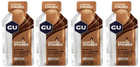 GU Gu Energy Running Gels - 4 Gel Taster Pack - Sports Energy Gels For Running , Cycling, Triathlon (Campfire S'mores)