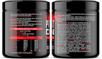 DEMON LABZ Pre Workout Demon - Advanced Pre-Workout Energy Powder with Creatine, Caffeine, Beta-Alanine & Glutamine, Berry Blast, 360g - 40 Servings
