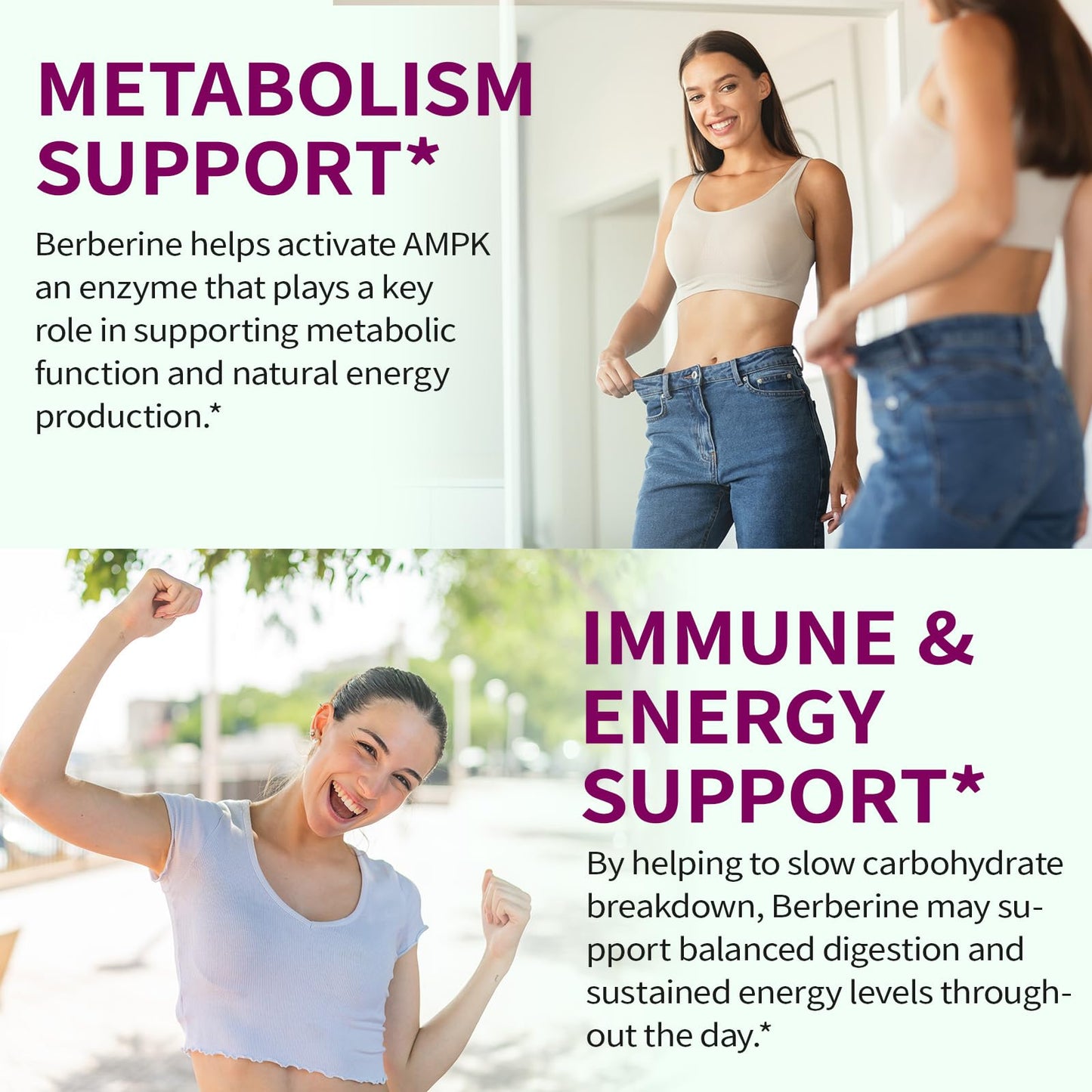 jollifish Berberine Liquid Drops, Berberine Supplement with High Strength Support Energy, Gut Health, Immune System & Metabolism Support, Health Supplement & Vitamins for Women & Men, Sugar Free, Non-GMO - 60ml