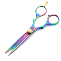 Sanguine Professional Hair Cutting Scissors, Hairdressing Scissors, Ultra-Sharp Japanese Convex Blades, Titanium Coated - 5.5 inch, Includes Case
