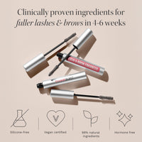 HAIR BURST Eyelash & Brow Growth Serum - Hormone Free, Fuller Lashes 9ml