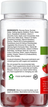 InfiniVit - VitaBerry Boost Multivitamins Gummies for Men, Women, High Strenght, 60 Gummies