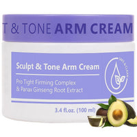 DRIPDRIP Sculpt & Tone Arm Cream - Arm Firming Cream For Women | Skin Tightening Creams Body,Skin Firming Body Cream For Arm,Leg,Belly | Deep Moisturizing And Hydrating,Suitable For Sensitive