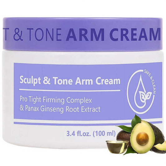 DRIPDRIP Sculpt & Tone Arm Cream - Arm Firming Cream For Women | Skin Tightening Creams Body,Skin Firming Body Cream For Arm,Leg,Belly | Deep Moisturizing And Hydrating,Suitable For Sensitive