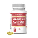 nutripact Nutripact Berberine HCL Supplement with Chromium and Black Pepper - High Strength 500mg - 60 Vegan Capsules (not Tablets) - Made in the UK