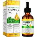 SinceReal Vitamin E Oil for Skin, 60ml Organic Vitamin E Oil for Face, Body, 75,000 IU, Moisturizing and Firming Skin