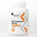 Aliness Goat Colostrum 500mg 28% immuno Globulines IG 100 Capsules