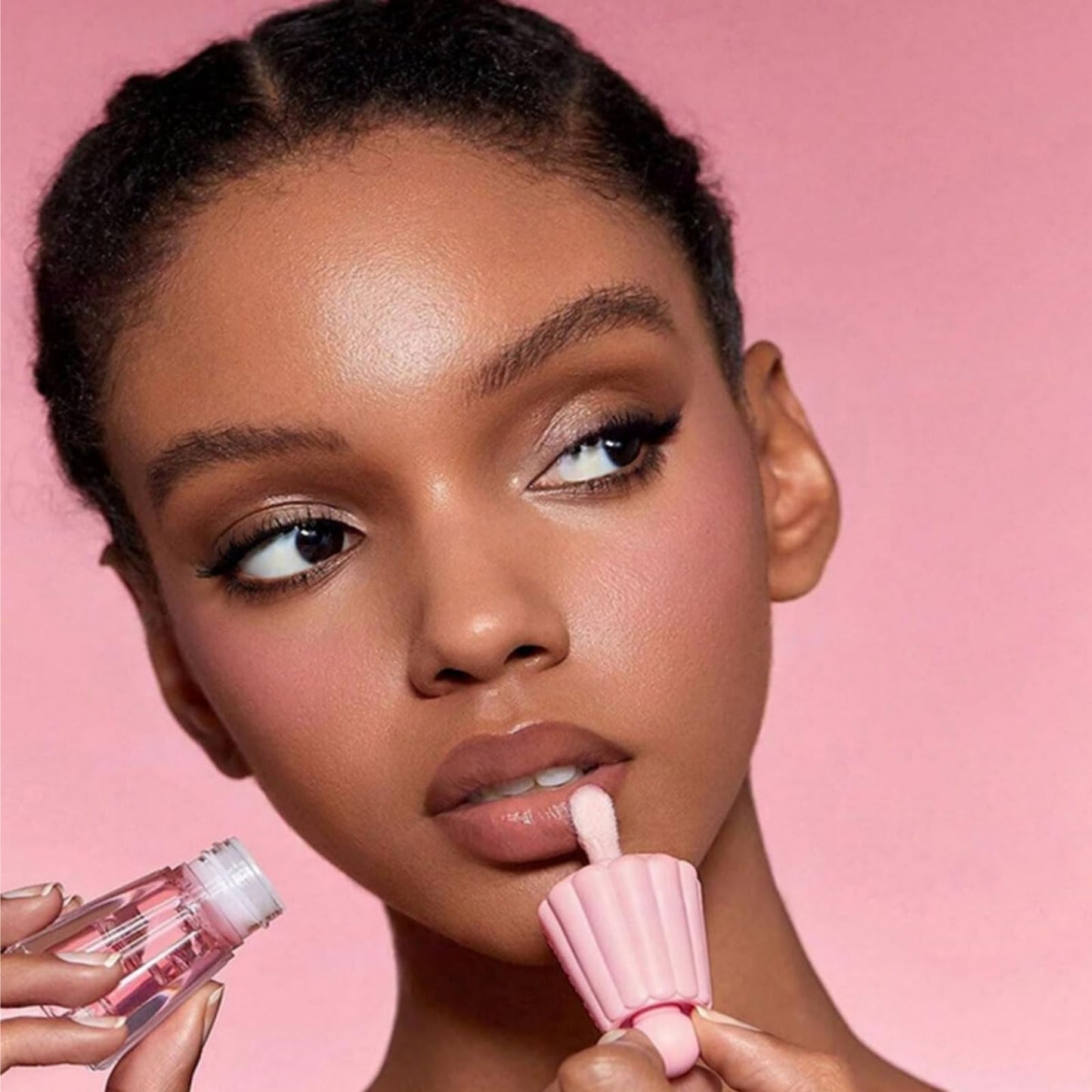 Haiyox 3PCS Glossy Hydrating Lip Oil Set,Cute Fruit-Flavored Lip Gloss Set,Jelly Fruit Lip Oil With Big Brush,Plumping Long Lasting Moisturizing Tinted Lip Balm,Glossy Lip Make Up,No-Sticky