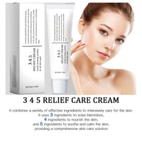 345 Relief Cream,Daily Face Moisturizer,Face Cream for Women,Skin Barrier Repair Cream,Soothing Face Care Moisturiser Cream,to Solve Skin Defects and Moisturize All Skin Types,50ml