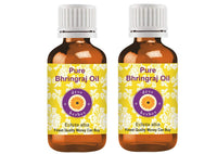 Deve Herbes Pure Bhringraj oil (Eclipta alba) (Pack of Two) 50ml X 2 (3.38 oz)