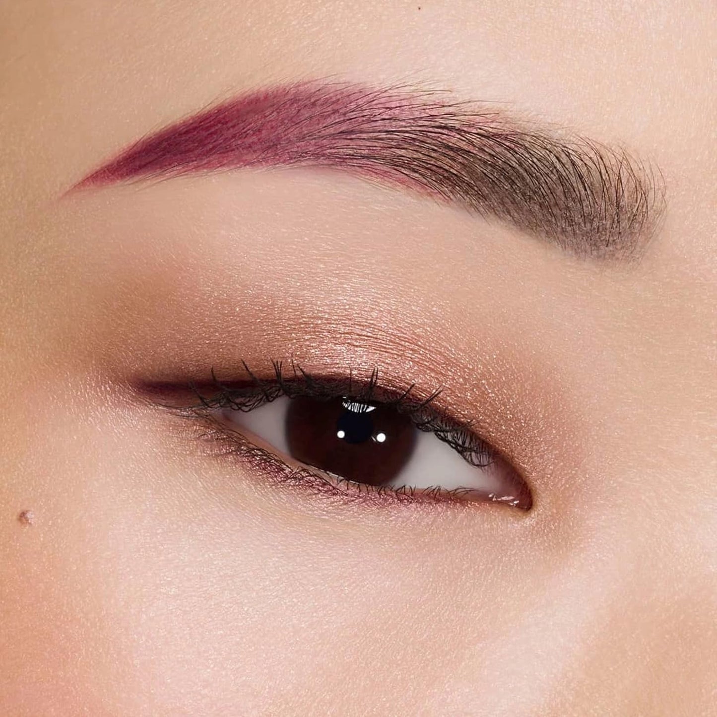 RUICHING Red Eyebrow Gel, Brow Pomade, Brow Dye with Brush, Christmas Makeup Waterproof Long Lasting Tinted Brow Gel, Smudge-Proof Sweat Resistant Brow Cream