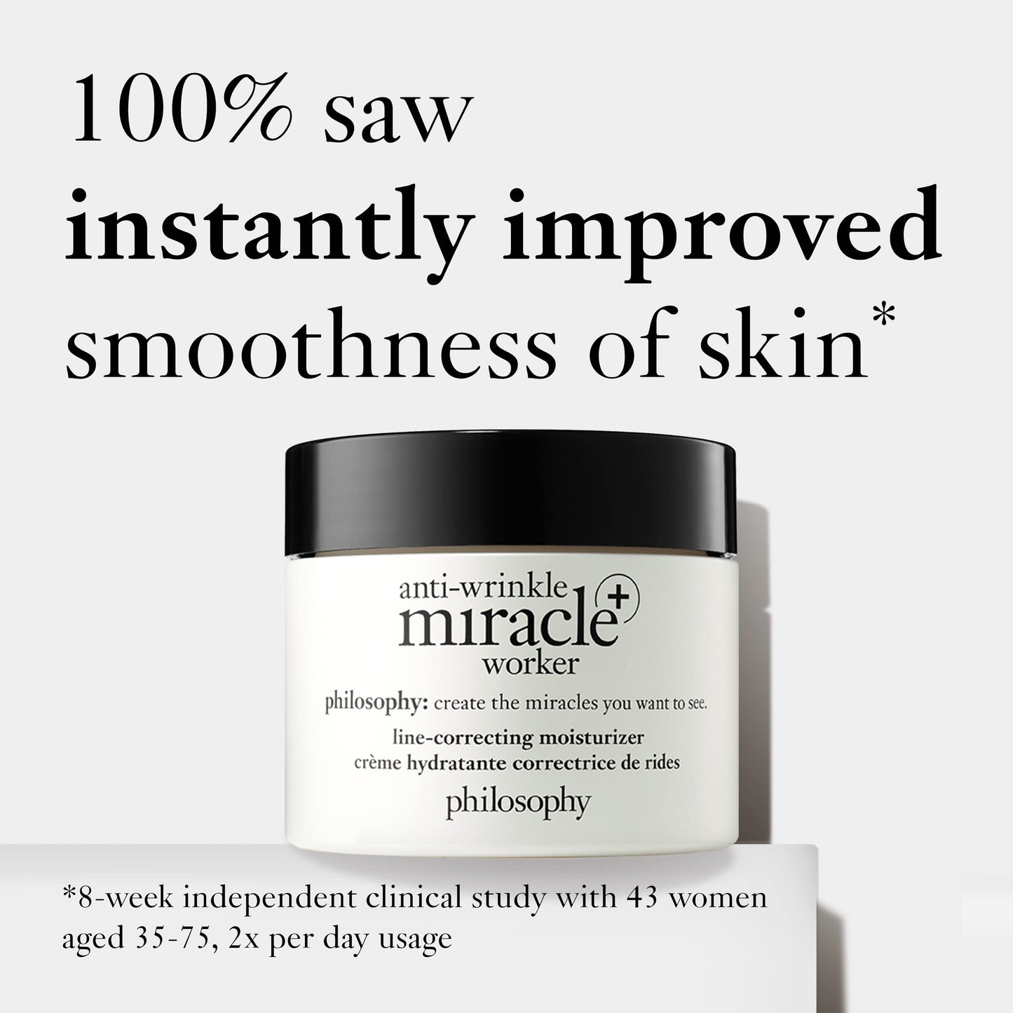 philosophy anti-wrinkle miracle worker day cream 60ml | moisturiser with retinol