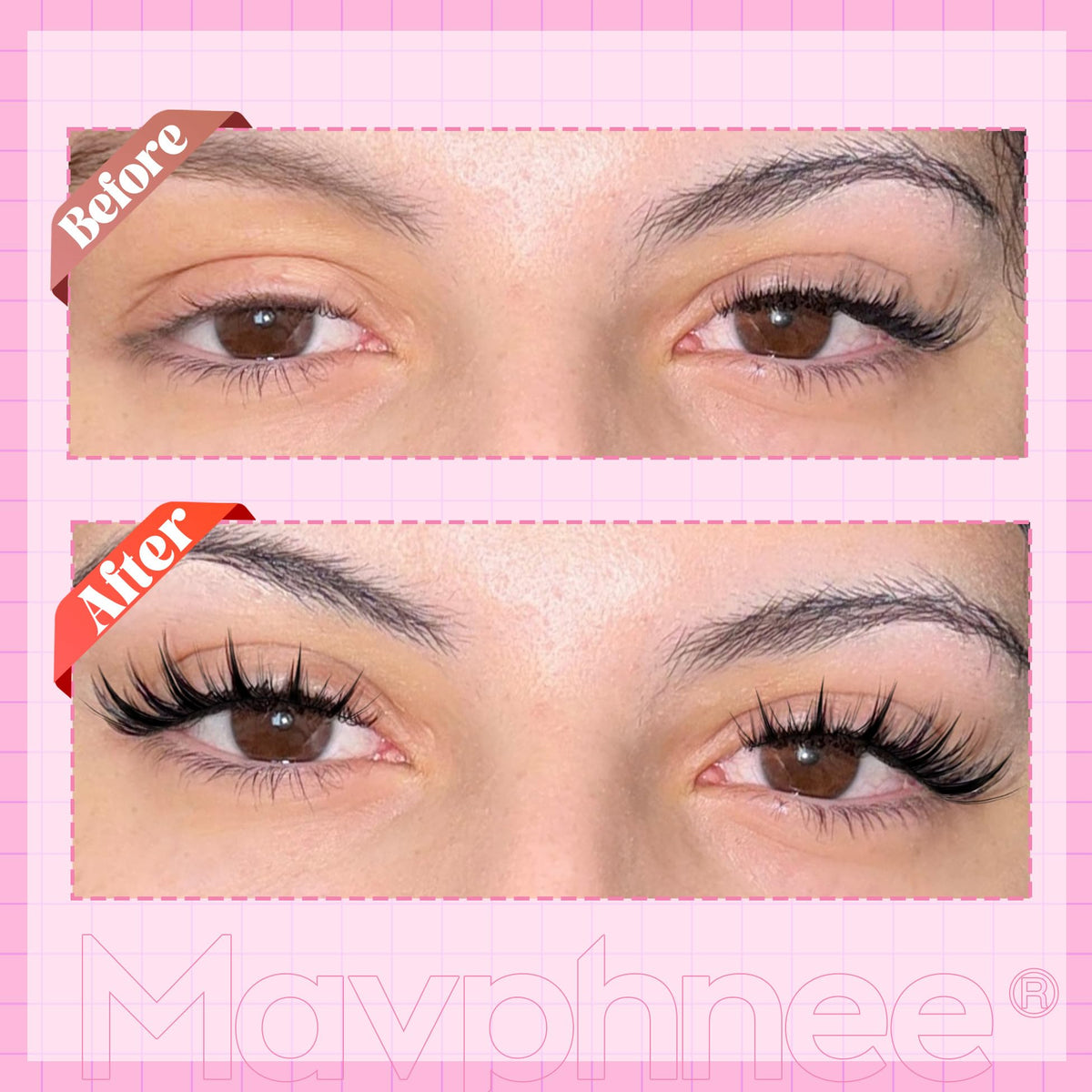Mavphnee Manga Lash Clusters Kit Spiky Cluster Eyelash Extensions Kit Anime Lashes Individuals Dramatic Lash Extensions Kit DIY at Home 8-16MM Cluster Lashes Kit with Bond and Seal Waterproof and Tweezers