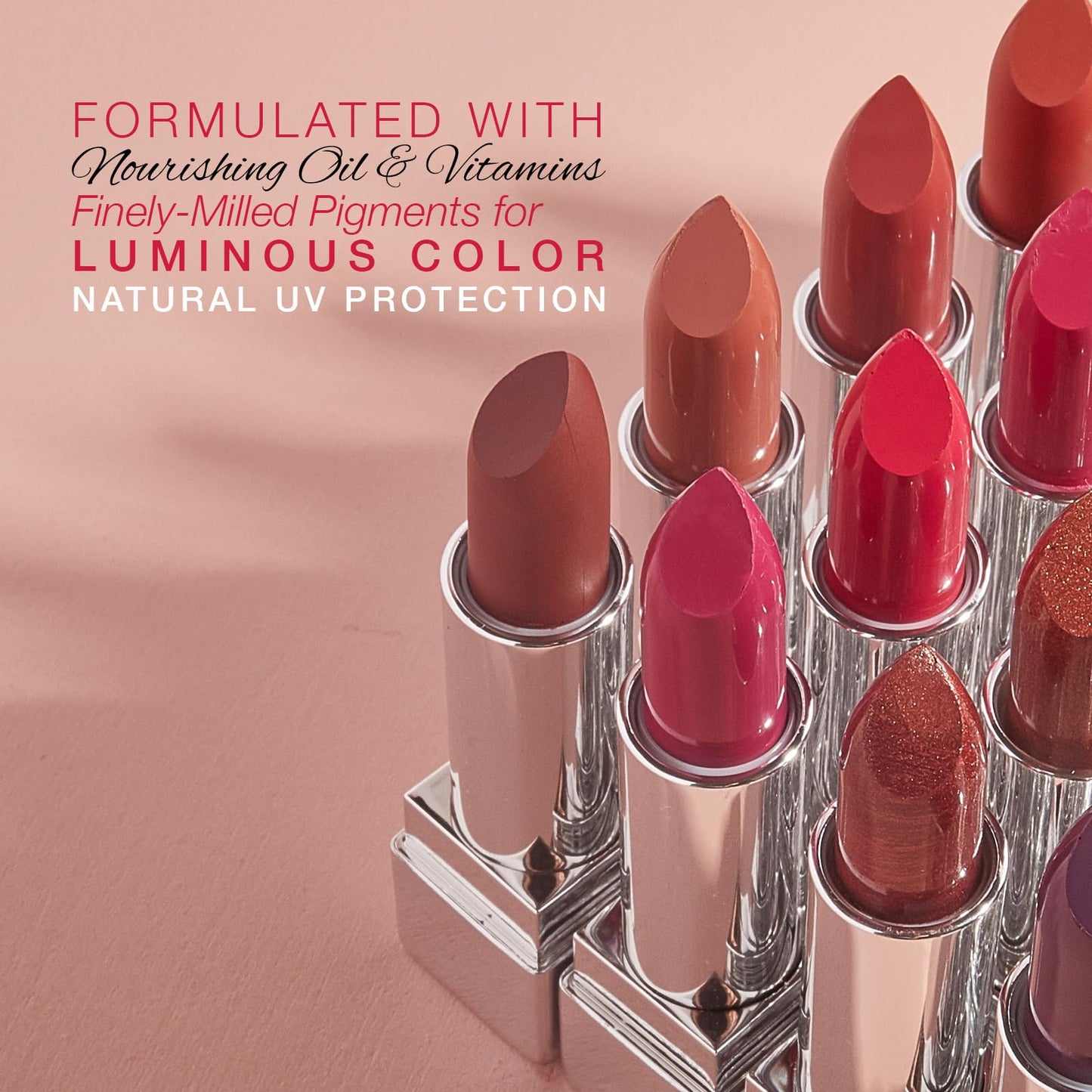 bellapierre Mineral Lipstick | Richly Pigmented 100% Natural Formula | Non-Toxic & Paraben Free | Long Lasting Color – Envy