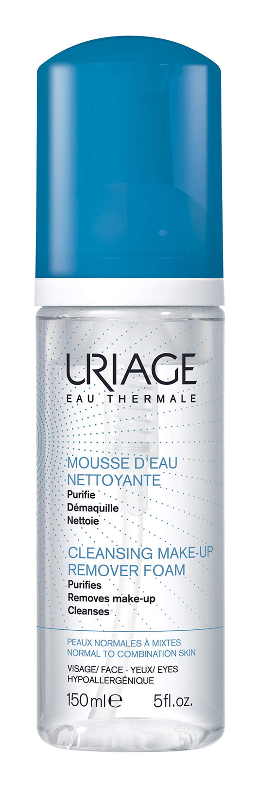 Uriage Eau Thermale Cleansing Make-Up Remover Foam, 150 ml