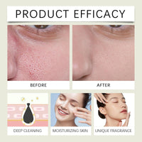 LaluluTek Pore-Clearing Green Tomato Clay Mask with Extract. Deep Cleanses, Dries Skin, & Unclogs Pores for Smooth, Clear Skin. 120ml