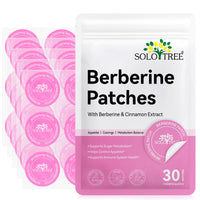 BODY JUICE OIL Berberine Patches Healthy Shape Support, Botanical Plant-Based Formula with Berberine, Chromium - 30 Vegan Patches (30PCS)