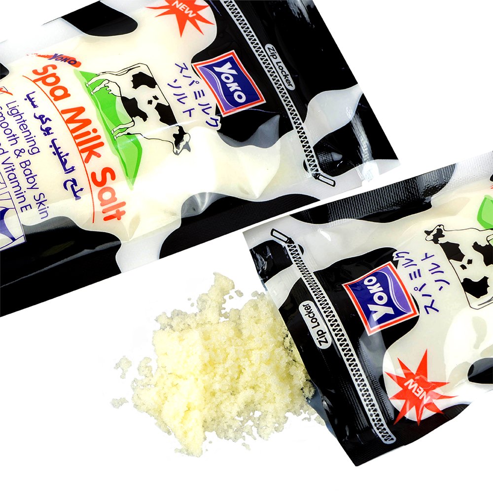 YOKO Spa Milk Salt Bath With Vitamin E & B3-300g (Original)