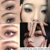 HAORQEE Black Eyeshadow Palette, Smokey Silver Glitter Gothic Eye Shadows Make Up Palettes White Grey Matte Long Lasting 4 Colors Eye Shadow Pallets for Women Girls Halloween Goth Christmas Gifts