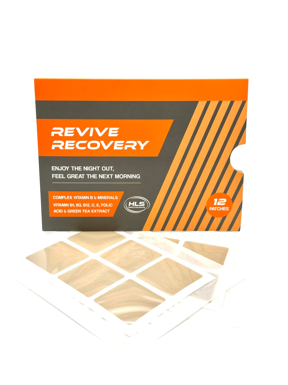 HL Healthy Living Serenity Revive Recovery Patches (12 Pack) - Enjoy the Night Out, Feel Great the Morning After.