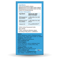 VIVIO JUNIOR Vivio Junior Tummies Bifibaby Drops - A Probiotic & Vitamin D3 Supplement for Babies & Children with Live Bacteria Strains to Support Gut Health and Immunity - 30 Day Supply