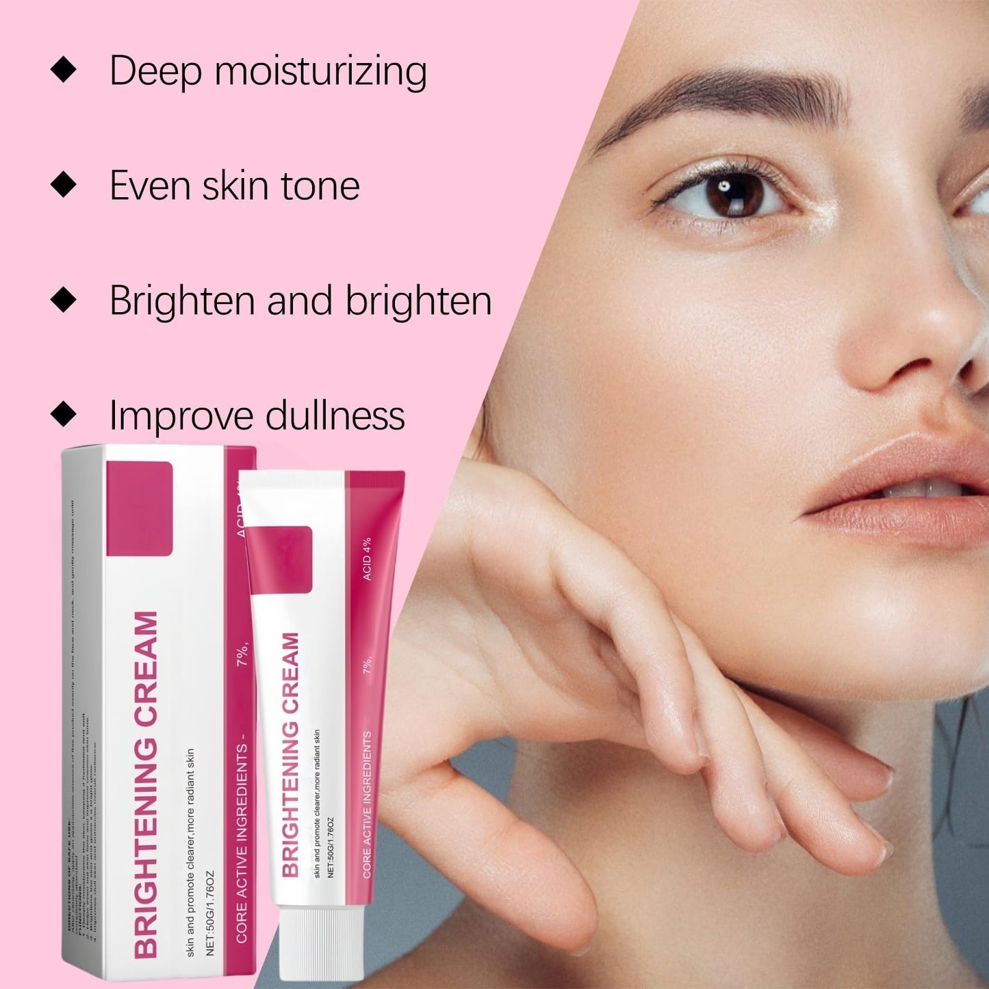 7% Arb/utin Dark Spot Corrector Face Cream,4% Tran/examic Acid to Improve Une/ven Skin,Korean Skin Care Face Cream,Skin Brightening Korean Moisturiser Cream,Arb/utin Dark Spots Treatment Cream