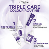 L'Oreal Paris L'Oréal Paris Excellence Cool Crème Permanent Hair Dye, Radiant At-Home Hair Colour with up to 100% Grey Coverage, Pro-Keratin, Up to 8 Weeks of Colour, Colour: 4.11 Ultra Ash Brown