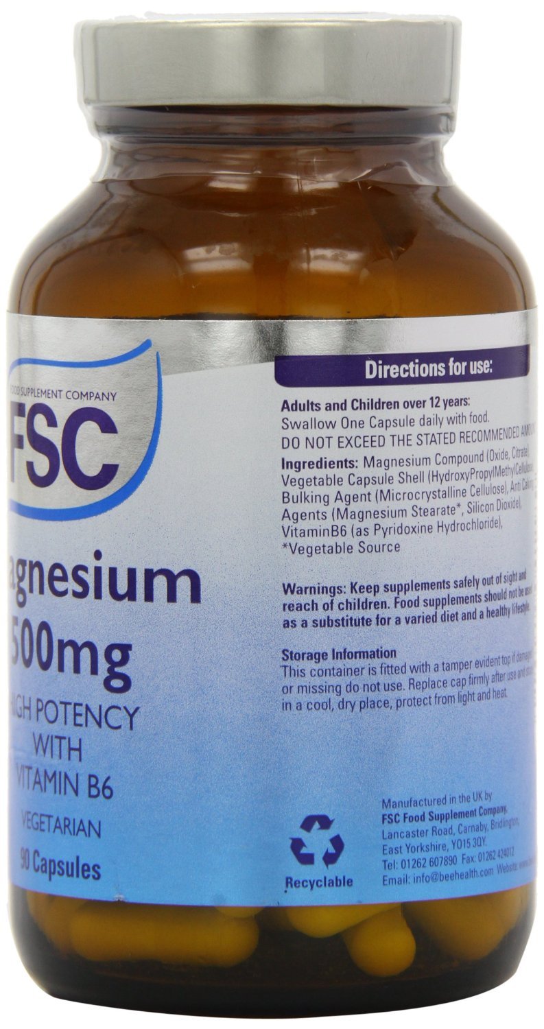 FSC 500mg Magnesium 90 Capsules