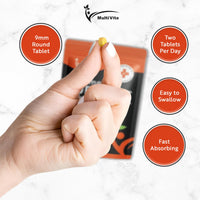 Multivita Turmeric Curcumin Tablets 7,260mg Per Serving - 95% Curcuminoids 2 Months Supply - with Ginger & Active Curcumin Including Black Pepper to Aid Absorption - High Strength Tumeric Supplement - Vegan UK