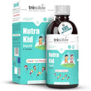Tresible Trèsible Nutra Kids Multivitamins Liquid for Immune Support (2 to 12 Years) - Kids Vitamins with EPA, DHA and Zinc - Multivitamin for Kids, Toddlers Vitamins Age 2, Baby Vitamins with Biotin, Vegan
