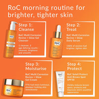 RoC - Multi Correxion Revive + Glow Vitamin C Daily Serum - Anti Wrinkle, Ageing and Skin Tone Treatment - Firming Moisturiser - 30ml