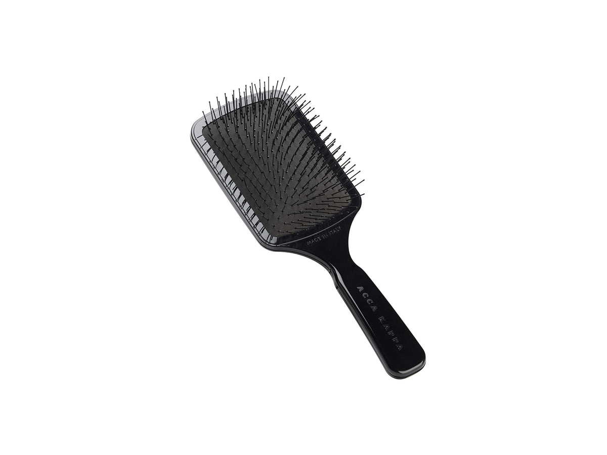 Acca Kappa Shower Paddle Brush with Soft Nylon Pins and Resin Tip