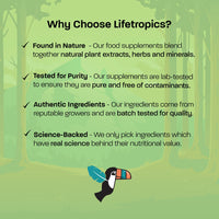 Lifetropics Estro Broccoli Complex | Broccoli Powered Estrogen Blocker | with Broccoli, Calcium D Glucarate | Natural Food Supplement | 90 Vegecapsules