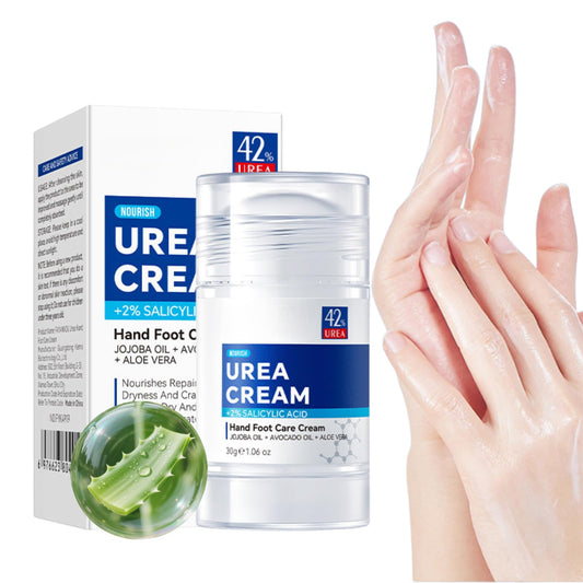 42% Urea Foot Cream Stick– Cracked Heel Repair Cream-Rotating Heel Balm for Very Dry Feet, Calluses & Hard Skin with Salicylic Acid & Shea Butter&Aloe Vera-Twist Design