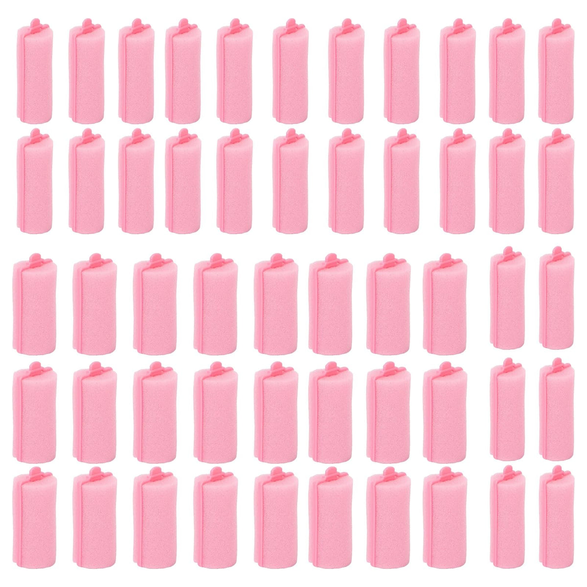 PonFxp Sponge Rollers for Hair, 52 Pcs Foam Hair Rollers Set, Foam Roller for Women Girls Kids, Hair Curlers Rollers with 28 Pcs 1.5 cm & 24 Pcs 2 cm, Curling Tool for Overnight Styling