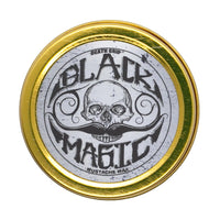 THE VINTAGE GROOMING CO. Black Mustache Wax | Black Magic Death Grip Moustache Wax | Hide Grey Hair In Beard Or Moustache | Extra Strong Hold Mustache Wax Unscented | 1 oz Tin Heat Source Required