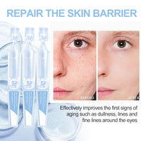 Trendyfave 30Pcs 5% Hyaluronic Acid Serum, Ultra Hydrating Serum, Hyaluronic Acid Seru m for Face, Lightweight Essence for Glass Skin, Pre-Makeup Skincare, Plumping & Anti-Aging, Long-Lasting Hydration