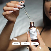 hollywoodskin 2023 Award-Winning Ferulic Acid Serum - with 20% Vitamin C + E, Retinol & Double Weight Hyaluronic Acid. Brightening, Anti-Age, Photo Damage. 30ml